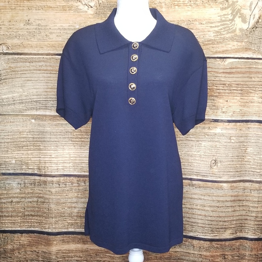 St. John By Marie Gray Santana Knit Navy To